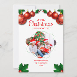 cartão de Natal da árvore de marmelura