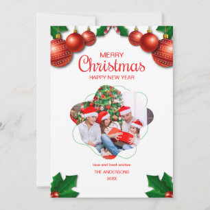 cartão de Natal da árvore de marmelura