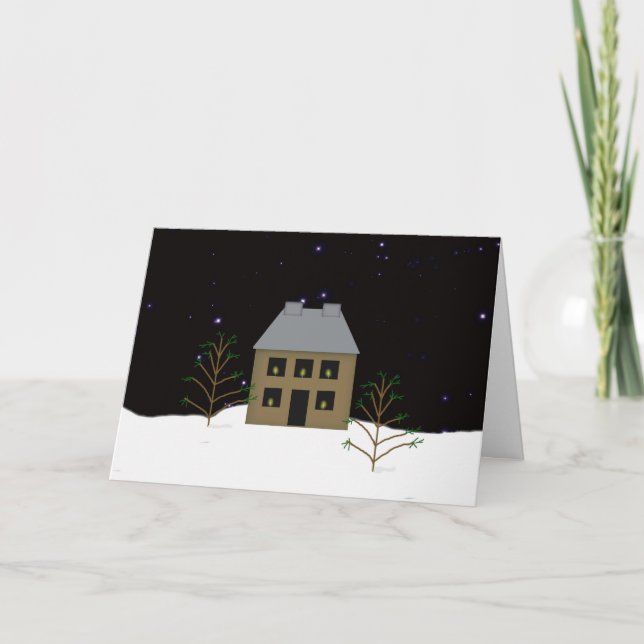 Cartão de Natal da Casa Primitiva (Frente)