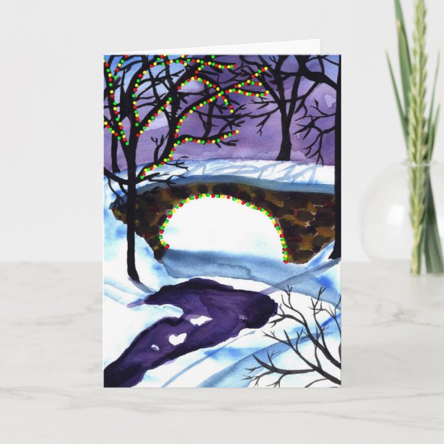 Cartão de Natal da cena do Natal (Frente)