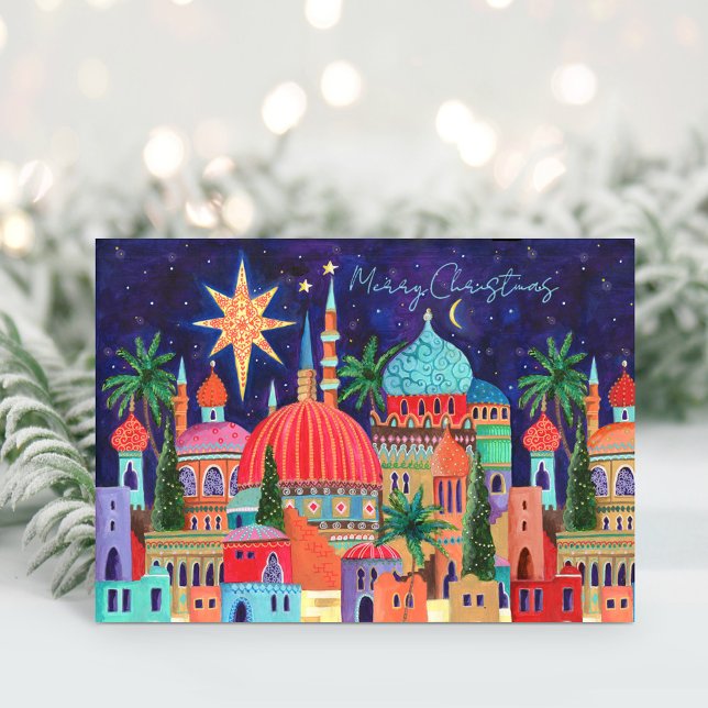 Cartão de Natal da Cidade Oriental (Criador carregado)