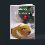 Cartão de Natal da cobaia<br><div class="desc">Precisando algo diferente? Isto é perfeito para amantes da cobaia</div>