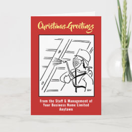 Cartão de Natal da Companhia de Tratamento de Made