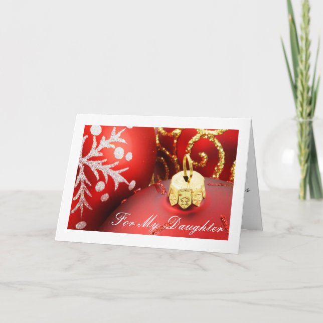 Cartão de Natal da diva para filhas (Frente)