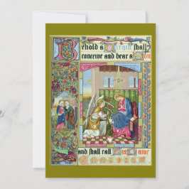 Cartão de Natal da Era Vitoriana