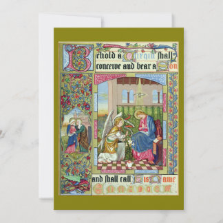 Cartão de Natal da Era Vitoriana