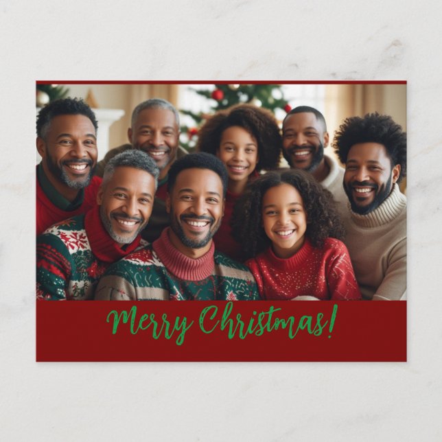 Cartão de Natal da Família (Frente)