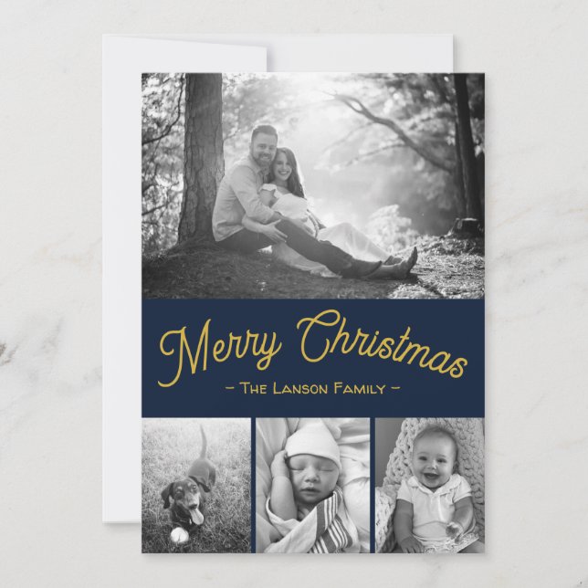 Cartão de Natal da Família (Frente)