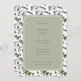 Cartão de Natal da Família Elegante | Colagem de F