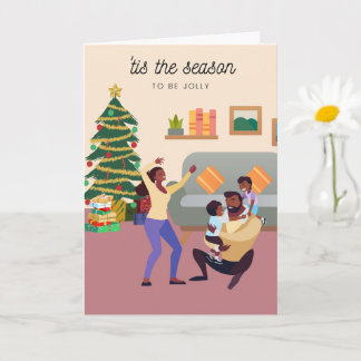 Cartão de Natal da Família Negra 006