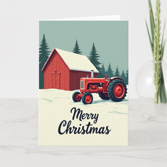 Cartão de Natal da Fazenda Vermelha (Frente)