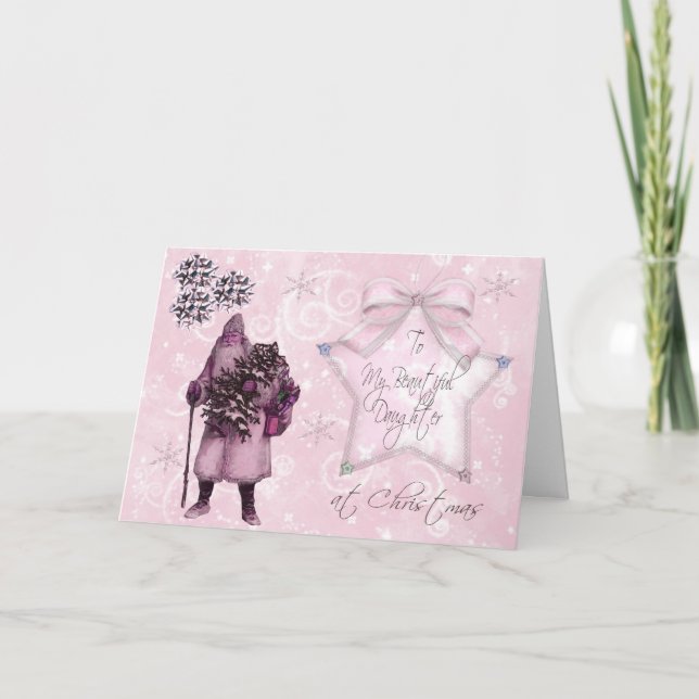 Cartão de Natal da filha (Frente)