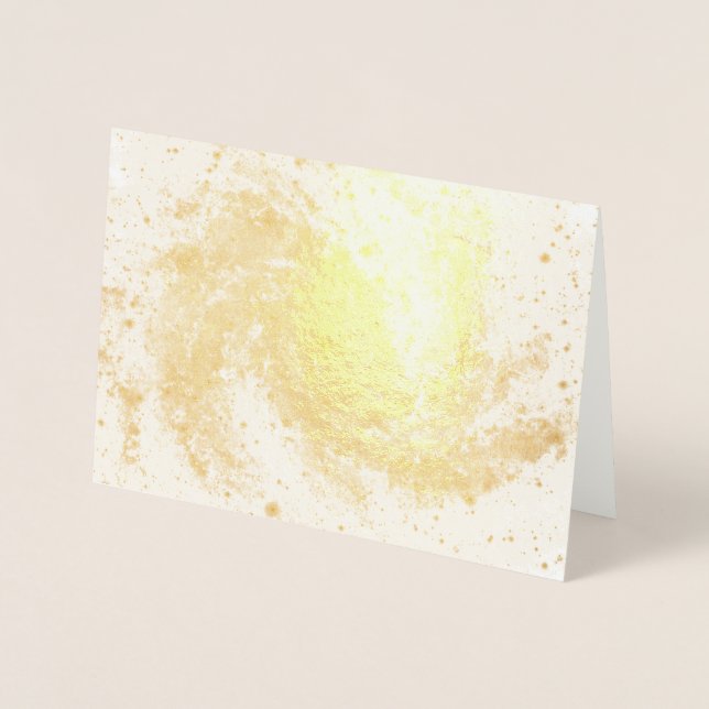 Cartão de Natal da Galáxia Espiral (Frente)