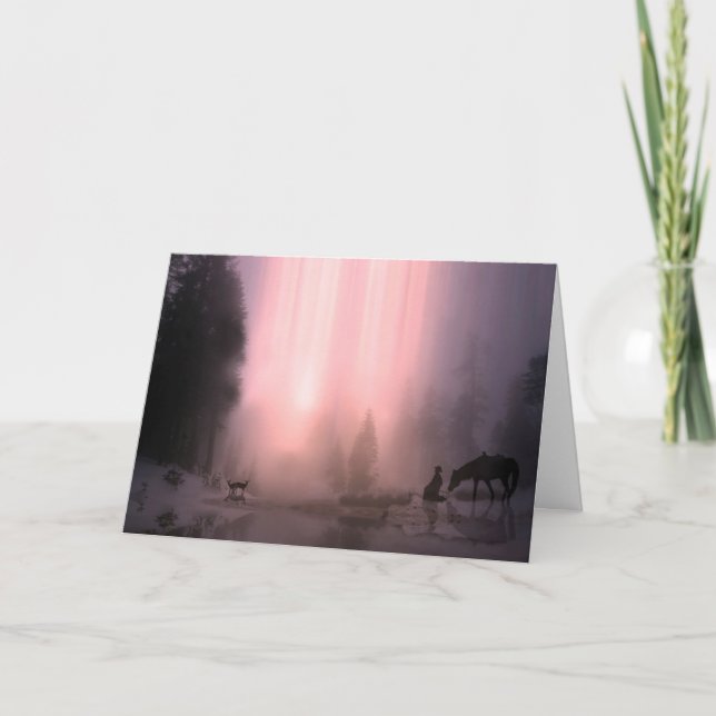 Cartão de Natal da Igreja Cowboy (Frente)