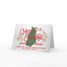 Cartão de Natal da Ilha Beaver