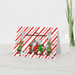 Cartão de Natal da Lei de Produção de Defesa contr