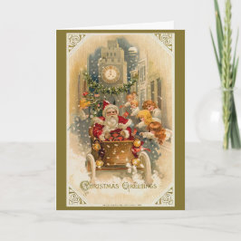 Cartão de Natal da Midnight do Papai noel