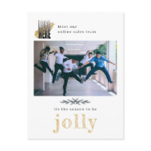 Cartão de Natal da Modern Logo Company