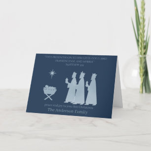Cartão de Natal da Natividade – Presentes dos Mago