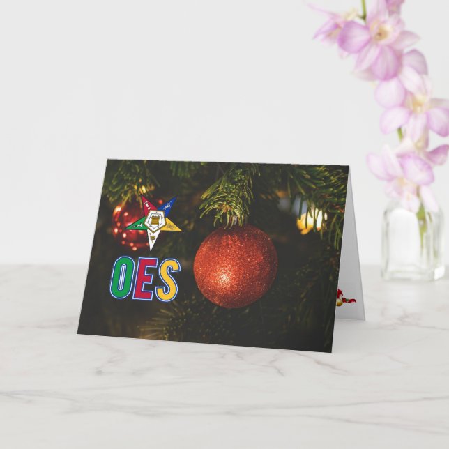 Cartão de Natal da Ordem da Estrela Oriental (Orquídea)