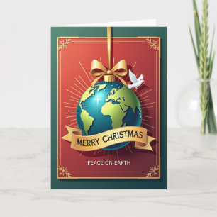 Cartão de Natal da Paz Global