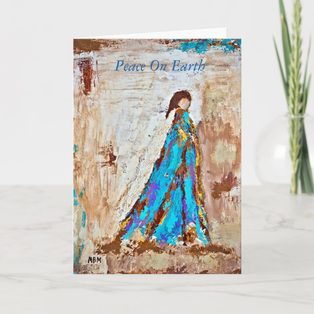 Cartão de Natal da Paz na Terra (vazio) (Frente)