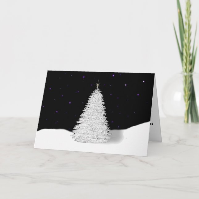 Cartão de Natal da pia batismal da relembrança do (Frente)