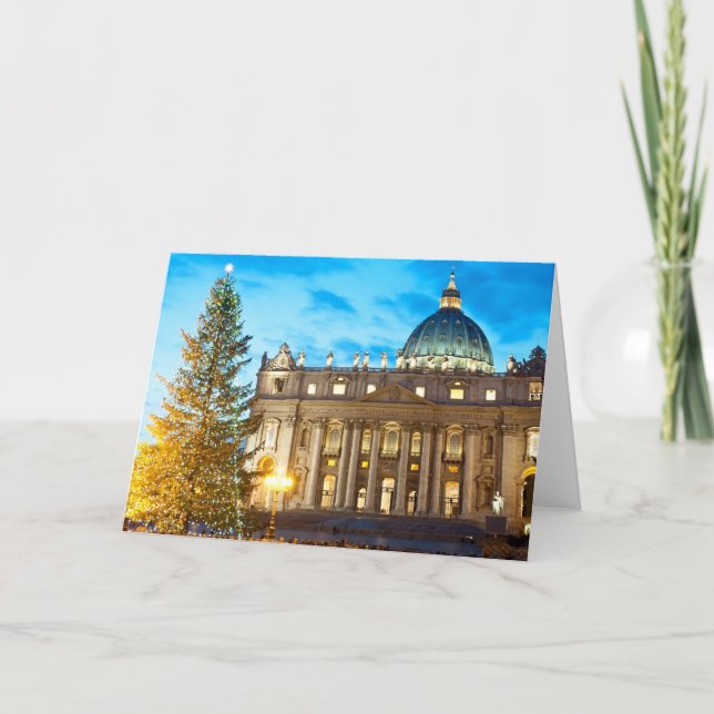 Cartão de Natal da Revista Italiana - Vaticano (Frente)