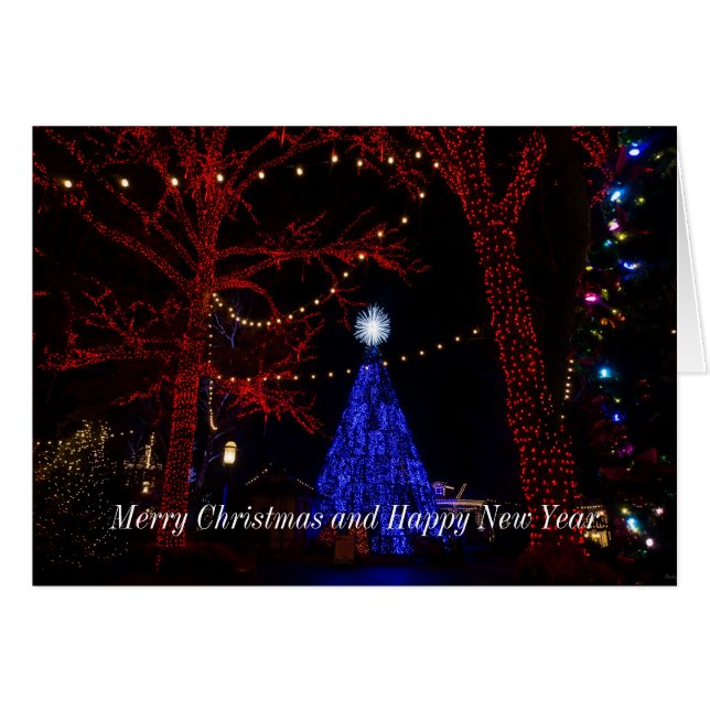 Cartão de Natal da Silver Dollar City (Frente horizontal)