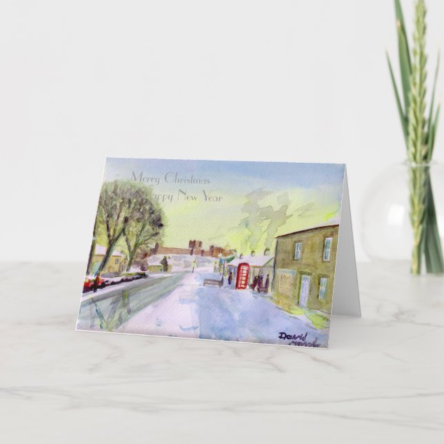 Cartão de Natal da Vila de Bamburgh (Frente)