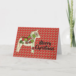 Cartão de Natal Dala Horse do Quilter