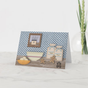 Cartão de Natal das letras grandes dos homens de