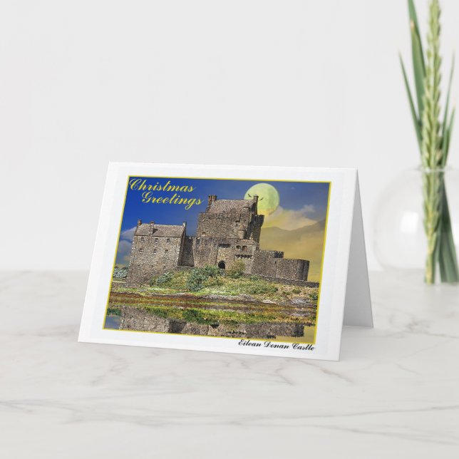 Cartão de Natal das montanhas (Frente)