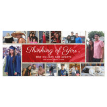 Cartão de Natal de 12 Fotografias | Colagem de Fér