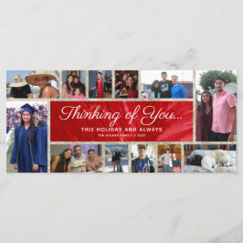 Cartão de Natal de 12 Fotografias | Colagem de Fér