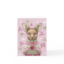 Cartão de Natal de Animal da Austrália
