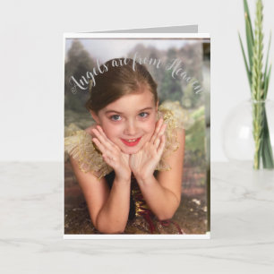 Cartão de Natal de Anjo 