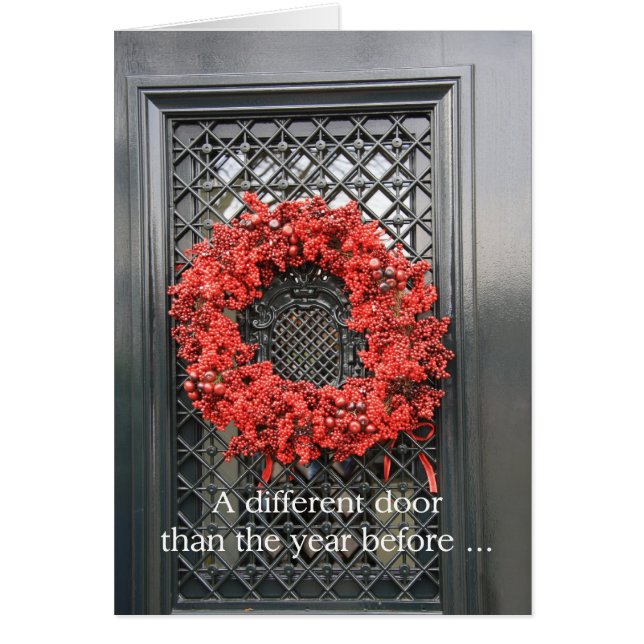 Cartão de Natal de Anúncio de Novo Endereço (Frente)