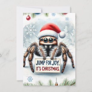 Cartão de Natal de Aranha Bestial