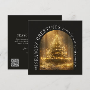 Cartão de Natal de Arch Moderno para Empresas