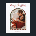 Cartão de Natal de Arte Moderna<br><div class="desc">Crie uma impressão duradoura nesta temporada com um cartão de feriado exclusivo. Esta simples modelo de cartão de árvore de Natal apresenta um design limpo e moderno. Personalize-o com as suas informações e torne-o exclusivamente seu!</div>