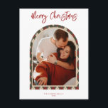 Cartão de Natal de Arte Moderna<br><div class="desc">Crie uma impressão duradoura nesta temporada com um cartão de feriado exclusivo. Esta simples modelo de cartão de árvore de Natal apresenta um design limpo e moderno. Personalize-o com as suas informações e torne-o exclusivamente seu!</div>