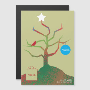 Cartão de Natal De Árvore