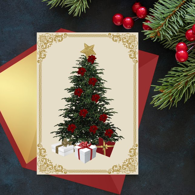 Cartão de Natal de Árvore (Criador carregado)