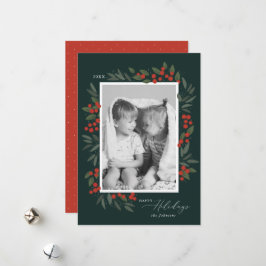 Cartão de Natal de Bagas de Natal