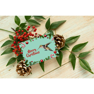 Cartão de Natal de Beija-flor