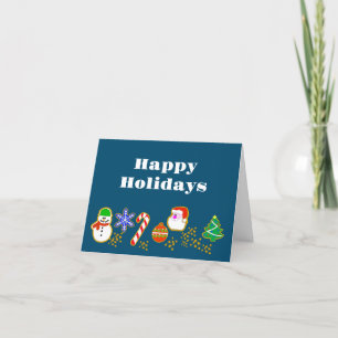 Cartão de Natal de Biscoitos de Natal Engraçados