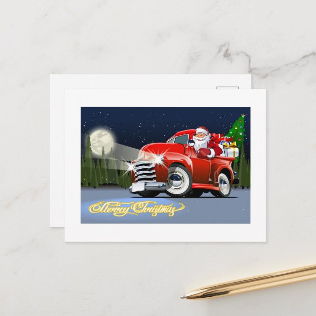 Cartão de Natal de Boas Festas (Frente/Verso In Situ)