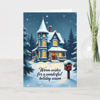 Cartão de Natal de Cabana Nevada