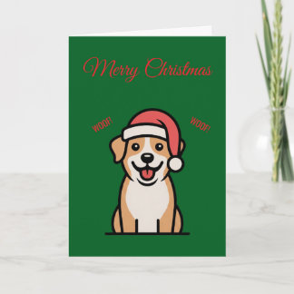 Cartão de Natal de Cachorro